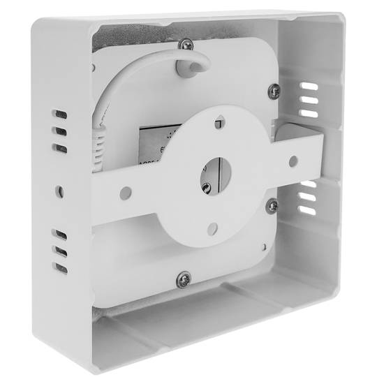 Panell LED quadrat downlight superfície de 120mm 6W blanc fred dia