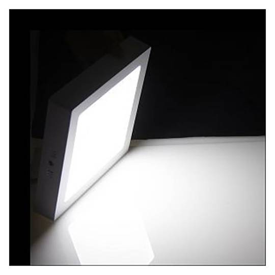 Kwadratowa powierzchnia LED downlight 170mm 12W zimny biały dzień