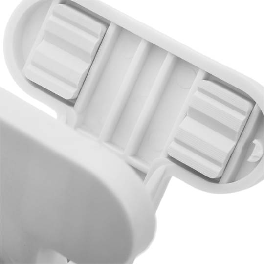 Lampada bianca con lampada da lettura da scrivania con portalampada E27 e clip di fissaggio