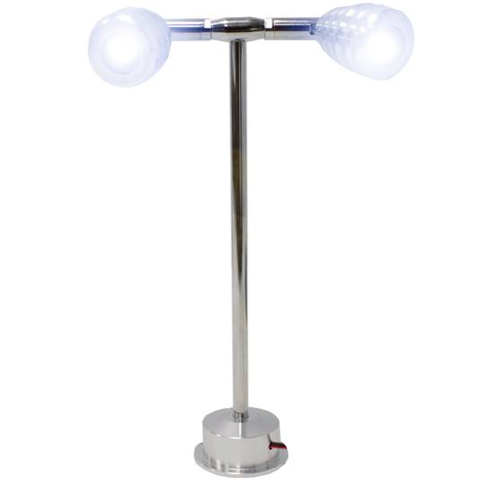 Lâmpada LED 2W 2 lâmpadas 23 centímetros dia branco