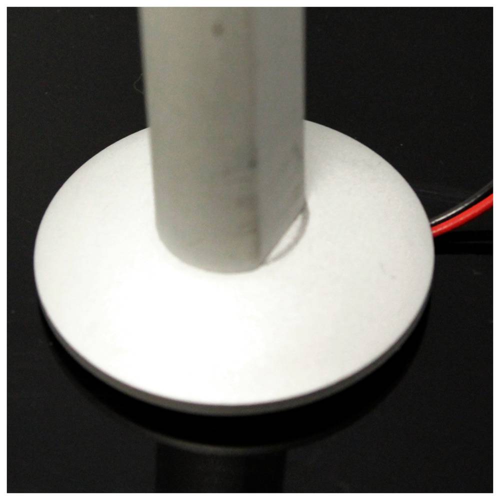 Spot LED zilver 2 spot 2W 25cm witte dag