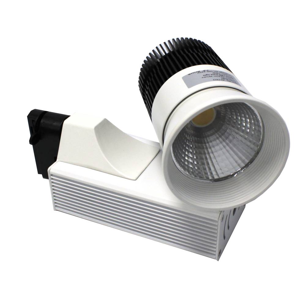 LED-tracklicht 15W warmwit 87x137x232mm wit zwart