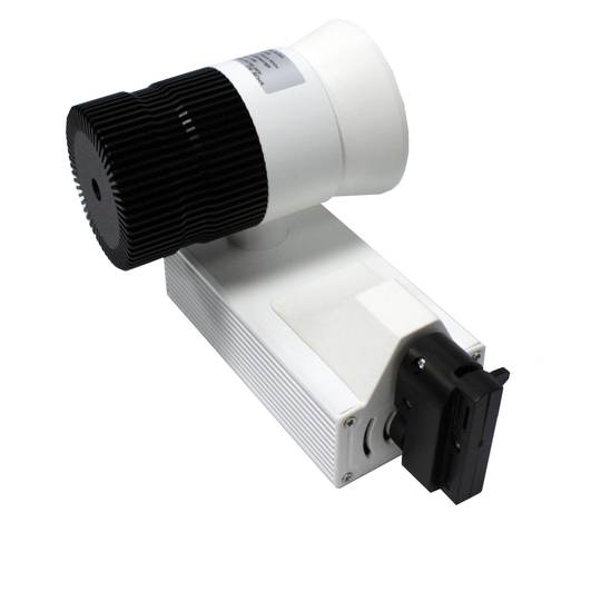 LED-tracklicht 15W warmwit 87x137x232mm wit zwart