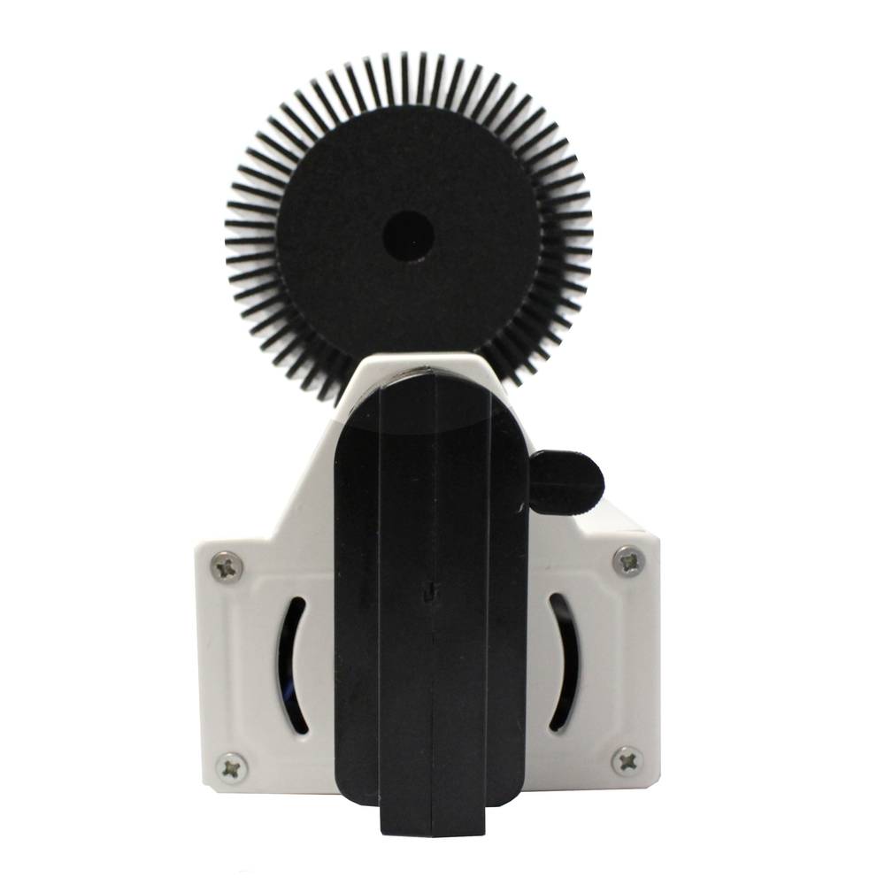 LED-tracklicht 15W warmwit 87x137x232mm wit zwart