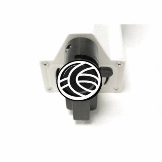 LED-tracklicht 15W warmwit 87x137x232mm wit zwart