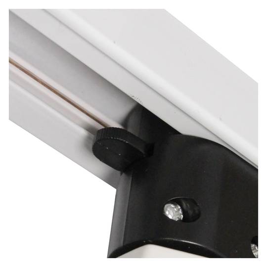 LED-tracklicht 15W warmwit 87x137x232mm wit zwart