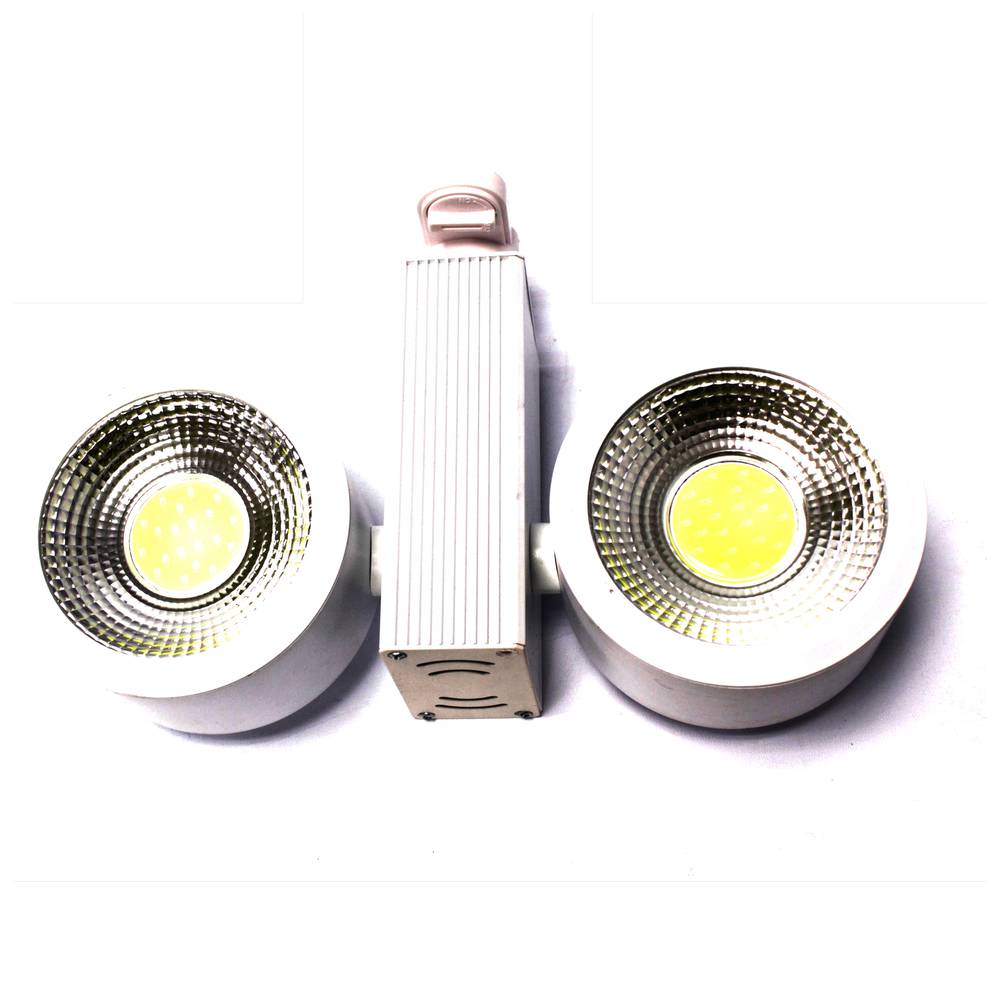 24W LED spotlight rail 114x62mm dual white cold white