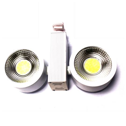 24W LED spotlight rail 114x62mm dual white cold white