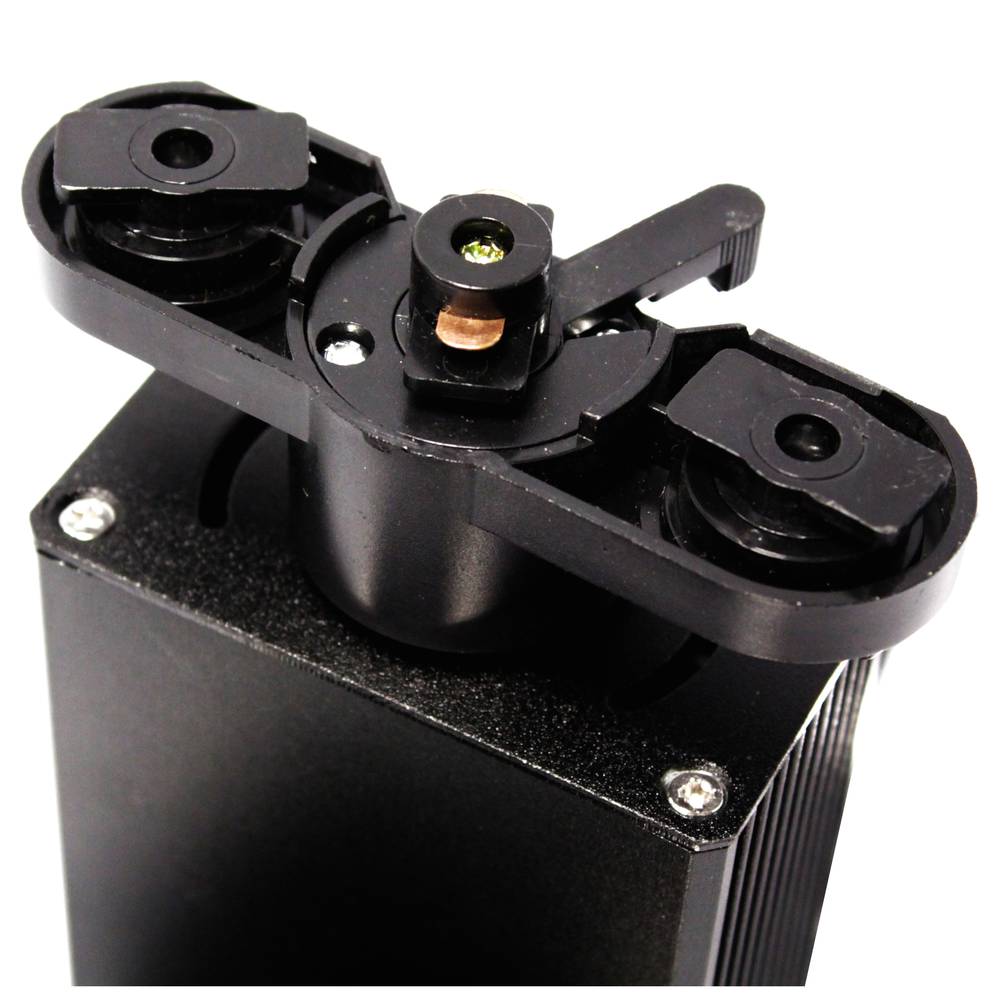 Focus LED de rail 40W blanc fred 90x122mm negre dual