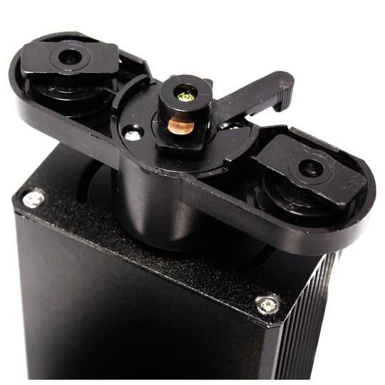 Focus LED de rail 40W blanc fred 90x122mm negre dual