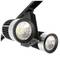 Focus LED de rail 40W blanc fred 90x122mm negre dual