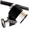 Focus LED de rail 40W blanc fred 90x122mm negre dual