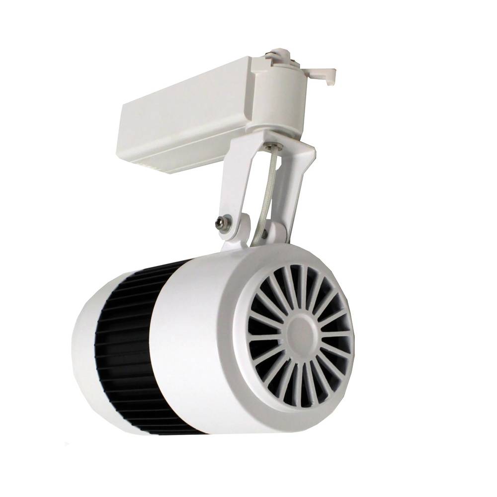 Messa a fuoco 30W ferroviario LED cool white nero 110x165x220mm bianco