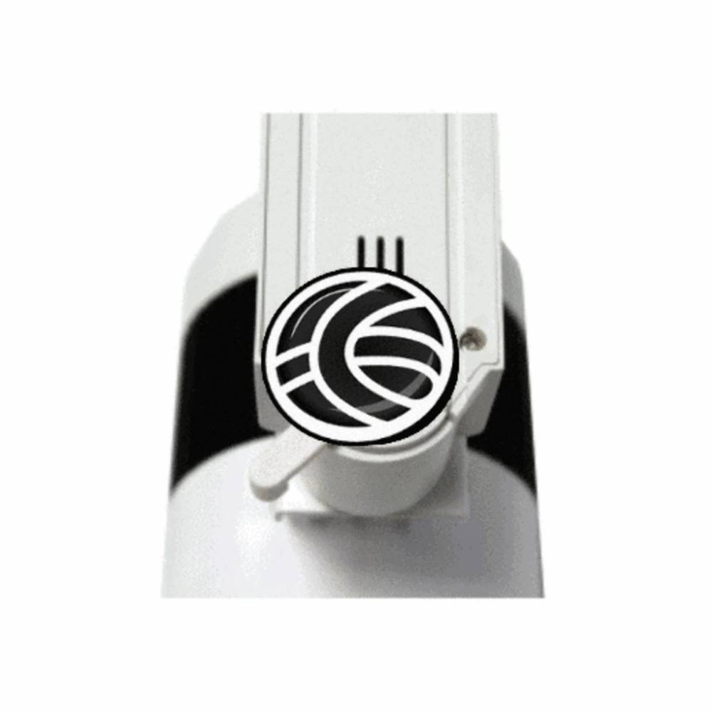 Messa a fuoco 30W ferroviario LED cool white nero 110x165x220mm bianco