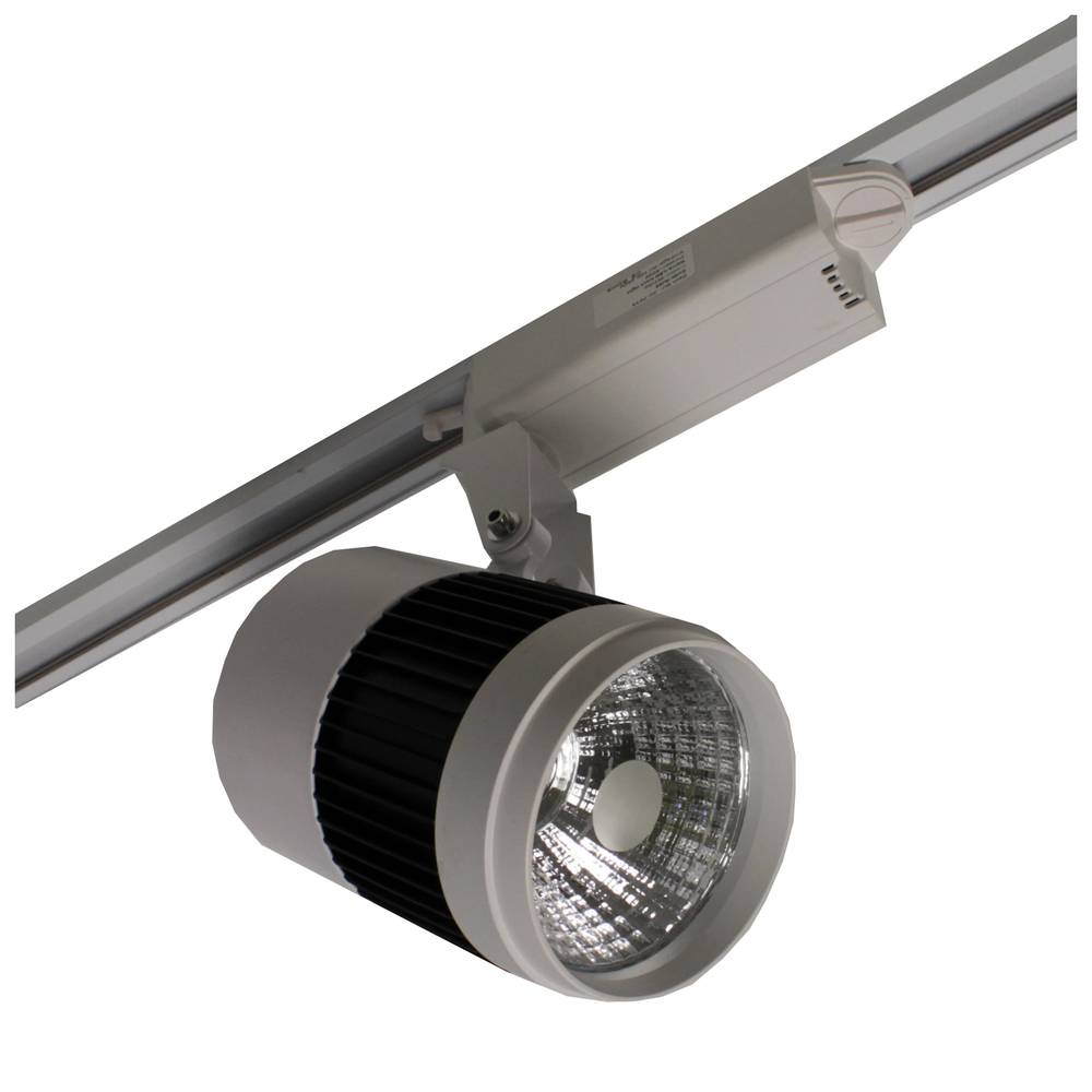 Messa a fuoco 30W ferroviario LED cool white nero 110x165x220mm bianco