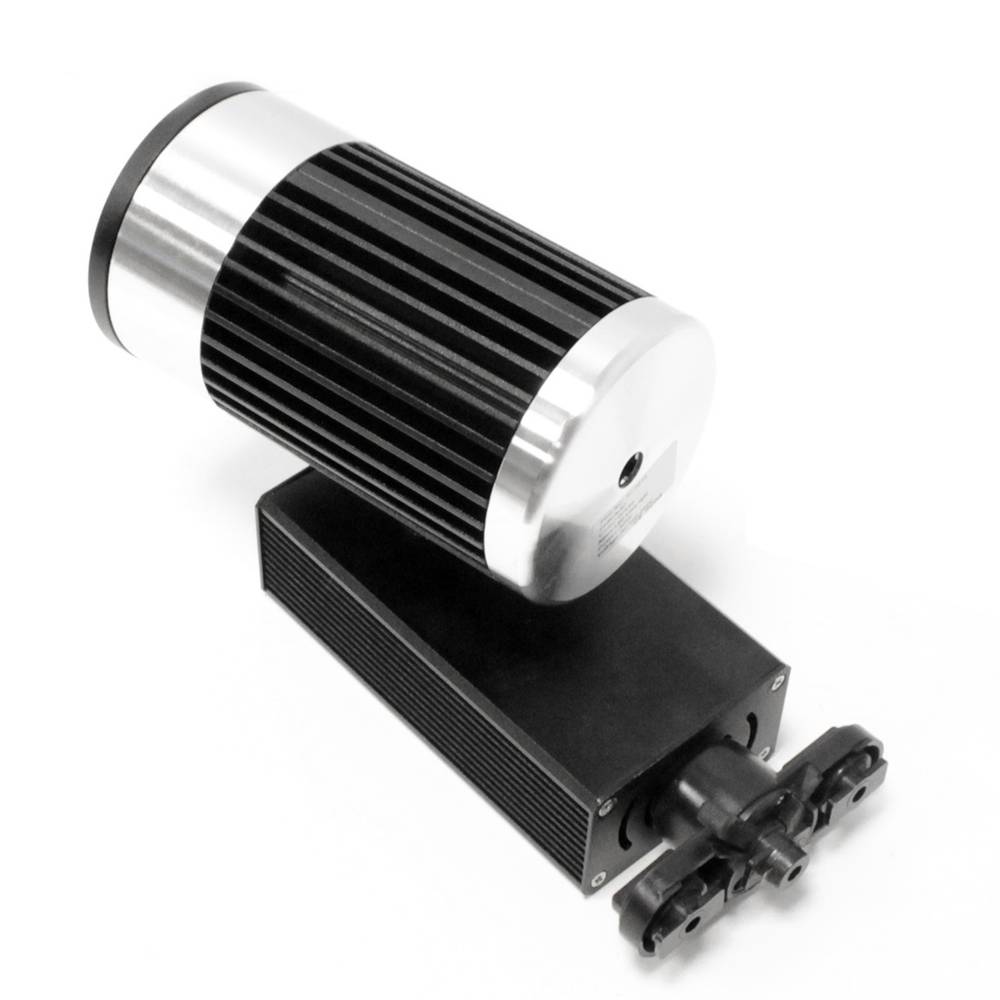 Focus LED de rail 30W blanc fred 90x170x230mm plata negre