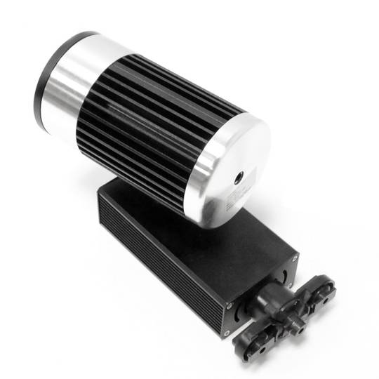 Focus LED de rail 30W blanc fred 90x170x230mm plata negre