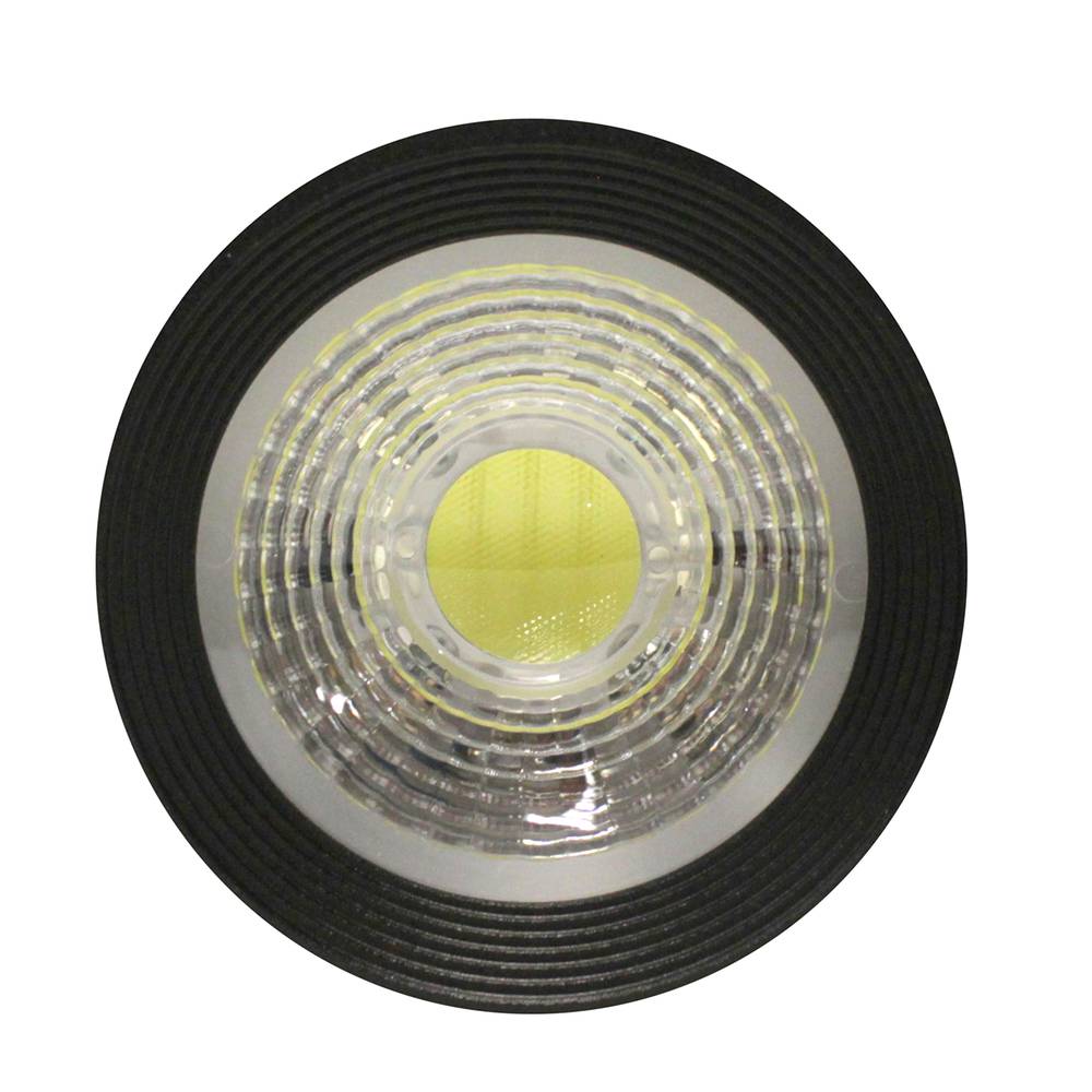 Focus LED de rail 30W blanc fred 90x170x230mm plata negre