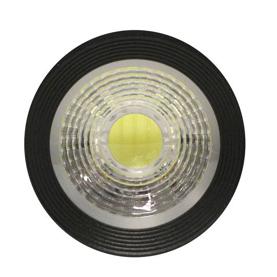 Focus LED de rail 30W blanc fred 90x170x230mm plata negre