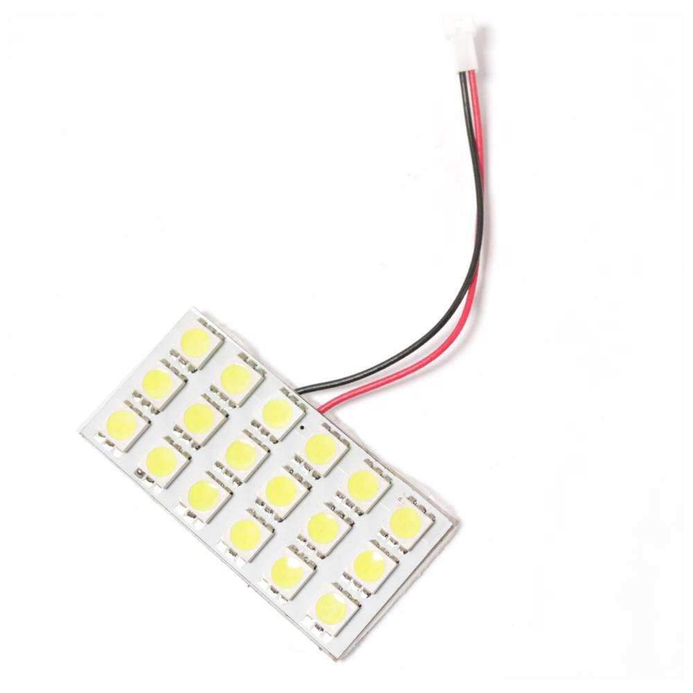 Lampadina LED auto W5W T10 BA9S festone C5W 18x5050SMD 45x23mm up