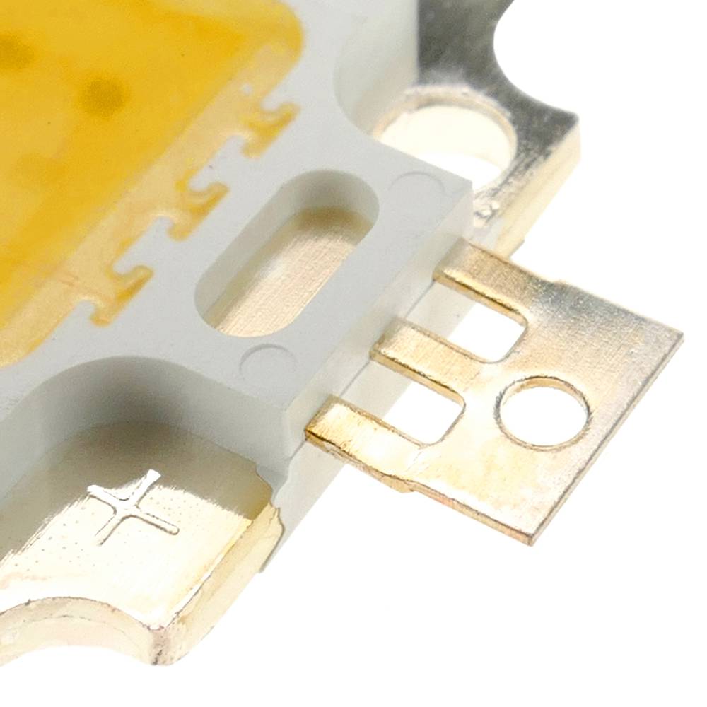 LED COB DIY 10W 800LM 3000K emissor de luz branca quente 20 x 20 mm