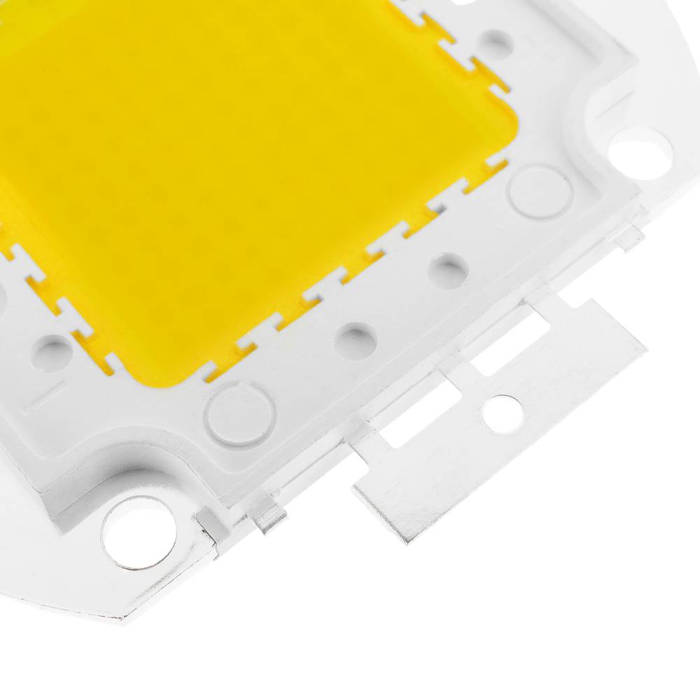 LED COB DIY 100W 8000LM 3000K ciepły emiter światła 35 x 35 mm