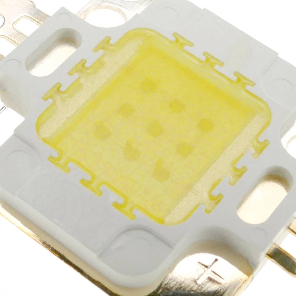 LED COB DIY 10W 800LM 4000K emissor de luz branca neutra 20 x 20 mm