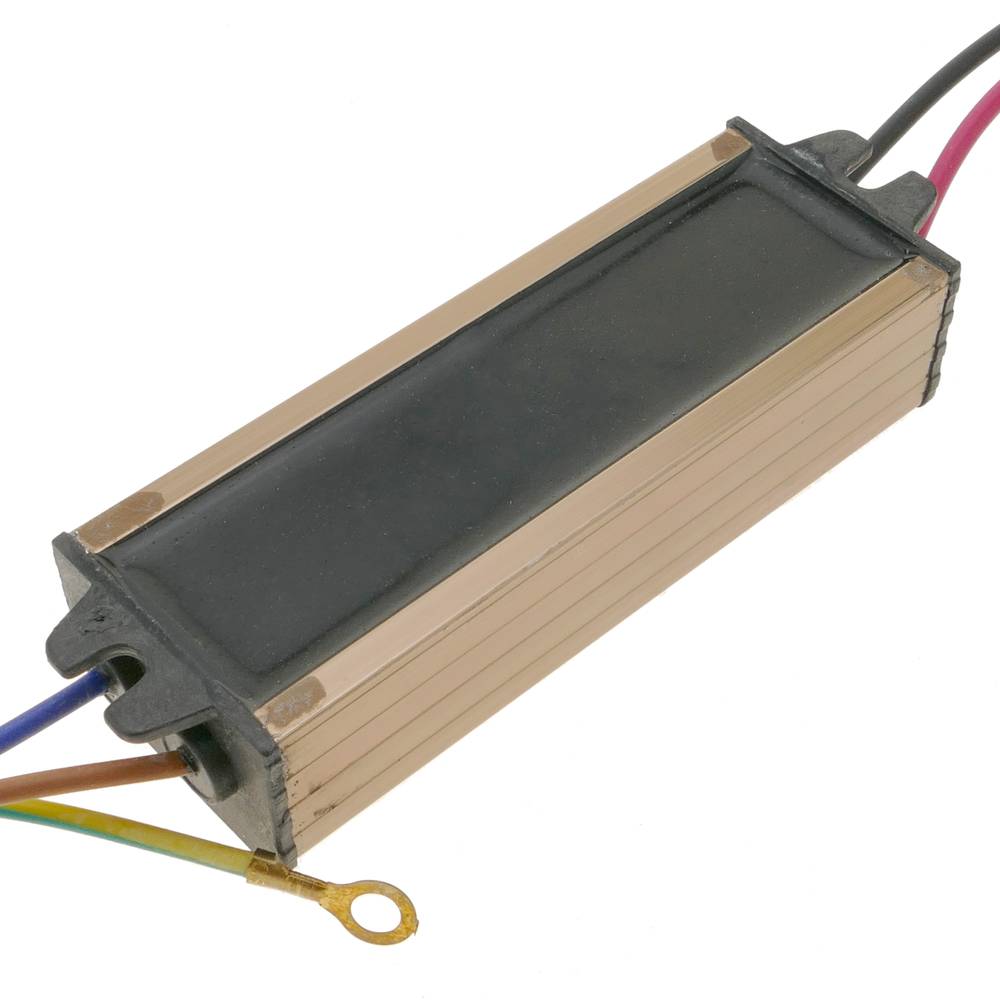 Voeding 100-265VAC 30W 24-36VDC in aluminium chassis