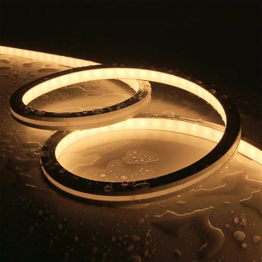 Tira luz flexible LED Neón Flex LNF 16x8mm 220VAC de 5m blanco día