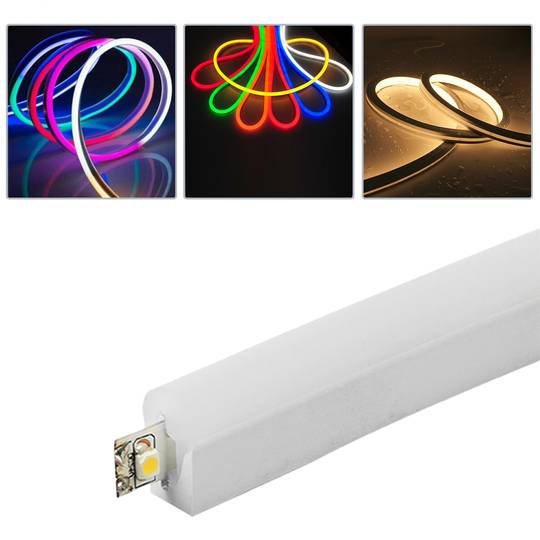 Elastyczna taśma LED Neon Flex LNF 16x8mm 220VAC 5m zielony