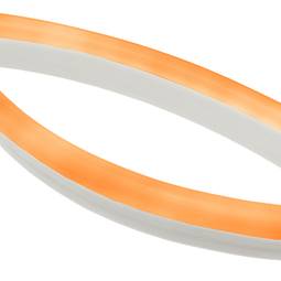 Fita de luz flexível LED Neon Flex LNF 16x8mm 220VAC 5m laranja