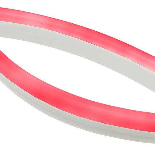 Tira luz flexible LED Neón Flex LNF 16x8mm 220VAC de 10m rojo