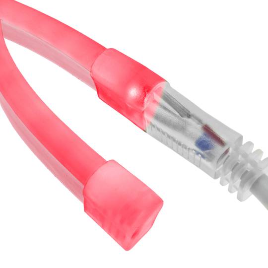 Flexibles Lichtband LED Neon Flex LNF 16x8mm 220VAC 50m rot