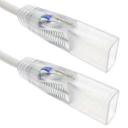 Empalme con cable para LED Neón Flex LNF 2 pin 16x8mm 16cm