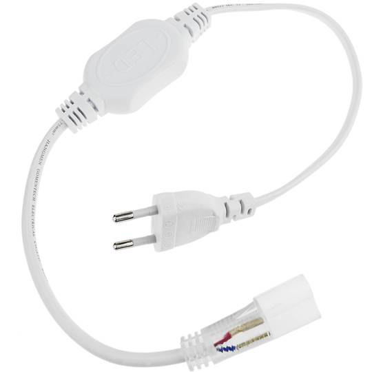 Endoll connexió elèctrica per LED Neó Flex LNF 2 pin 16x8mm 220VAC