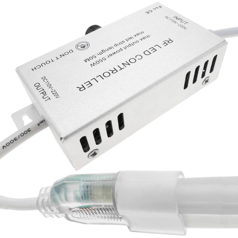 Multicolor RGB Fernbedienung controller für LED Neon Flex LNF 4 Pin 26x14mm 220VAC