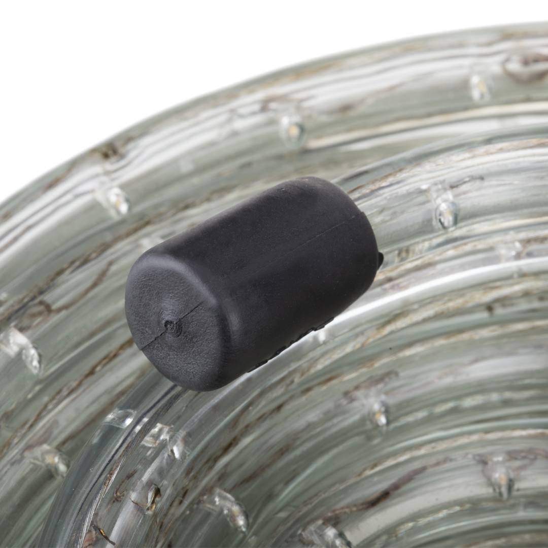 Ghirlanda luminosa LED bianca di 10 m con 8 effetti luminosi, rivestita in PVC e adatta all'uso esterno 220 V 50 Hz