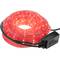 Ghirlanda luminosa a LED rossi di 10 m con 8 effetti luminosi rivestita in PVC e adatta all'uso esterno 220 V 50 Hz