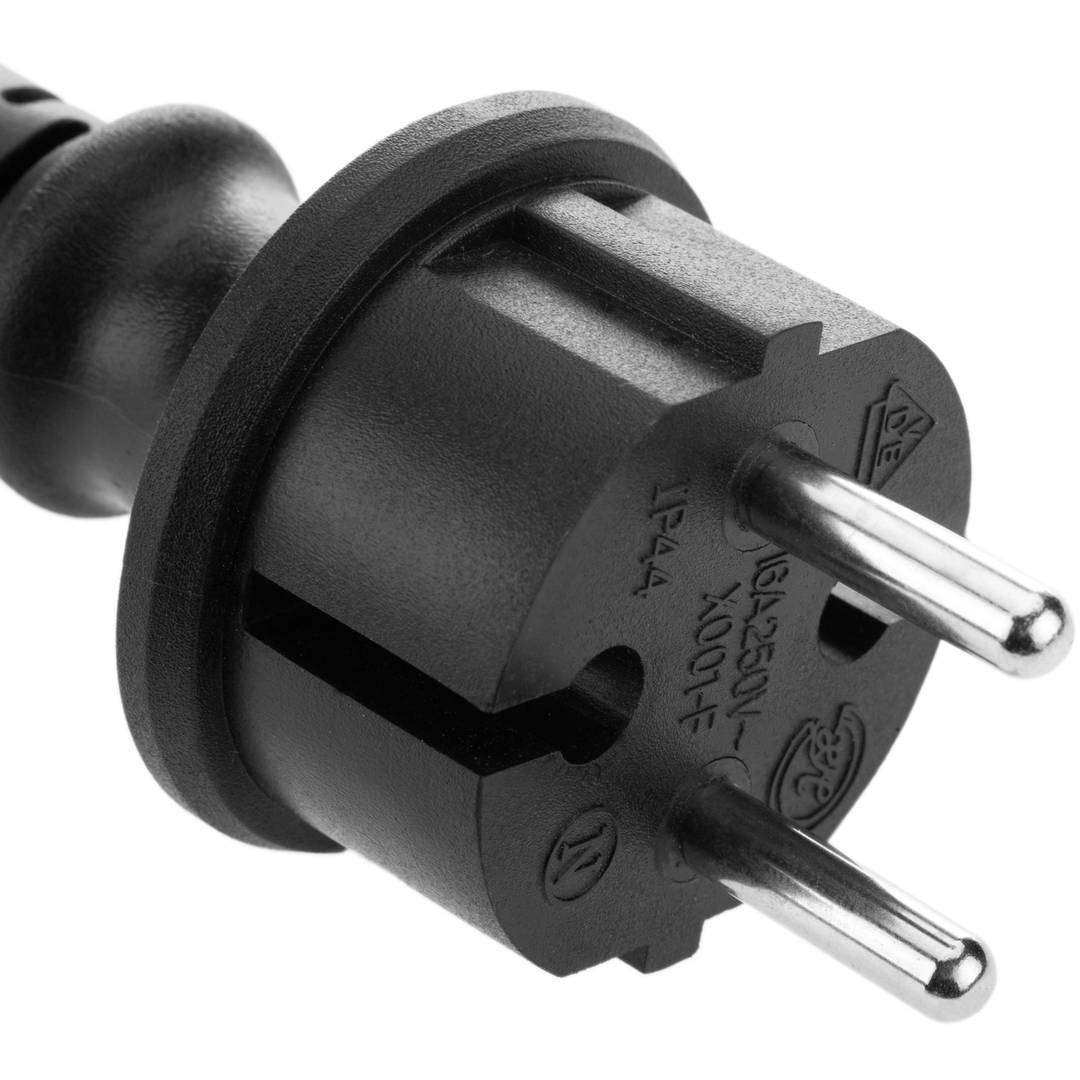 Gleichrichter-Stromversorgungskabel für 1 cm LED-Röhren mit 2-poligem Stecker 250V 16A