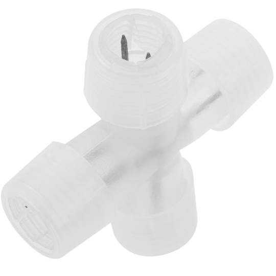 2-biegunowe złącze krosowe rurkowe do kabli o średnicy 1 cm z termokurczliwymi osłonami i ochraniaczami