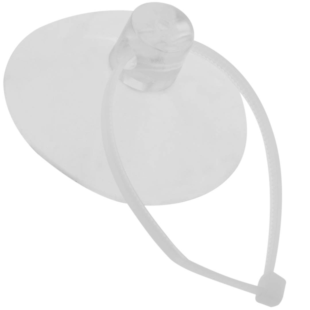 Przyssawka z kołnierzem do przytrzymywania i porządkowania neonowych taśm flex, kabli i rur