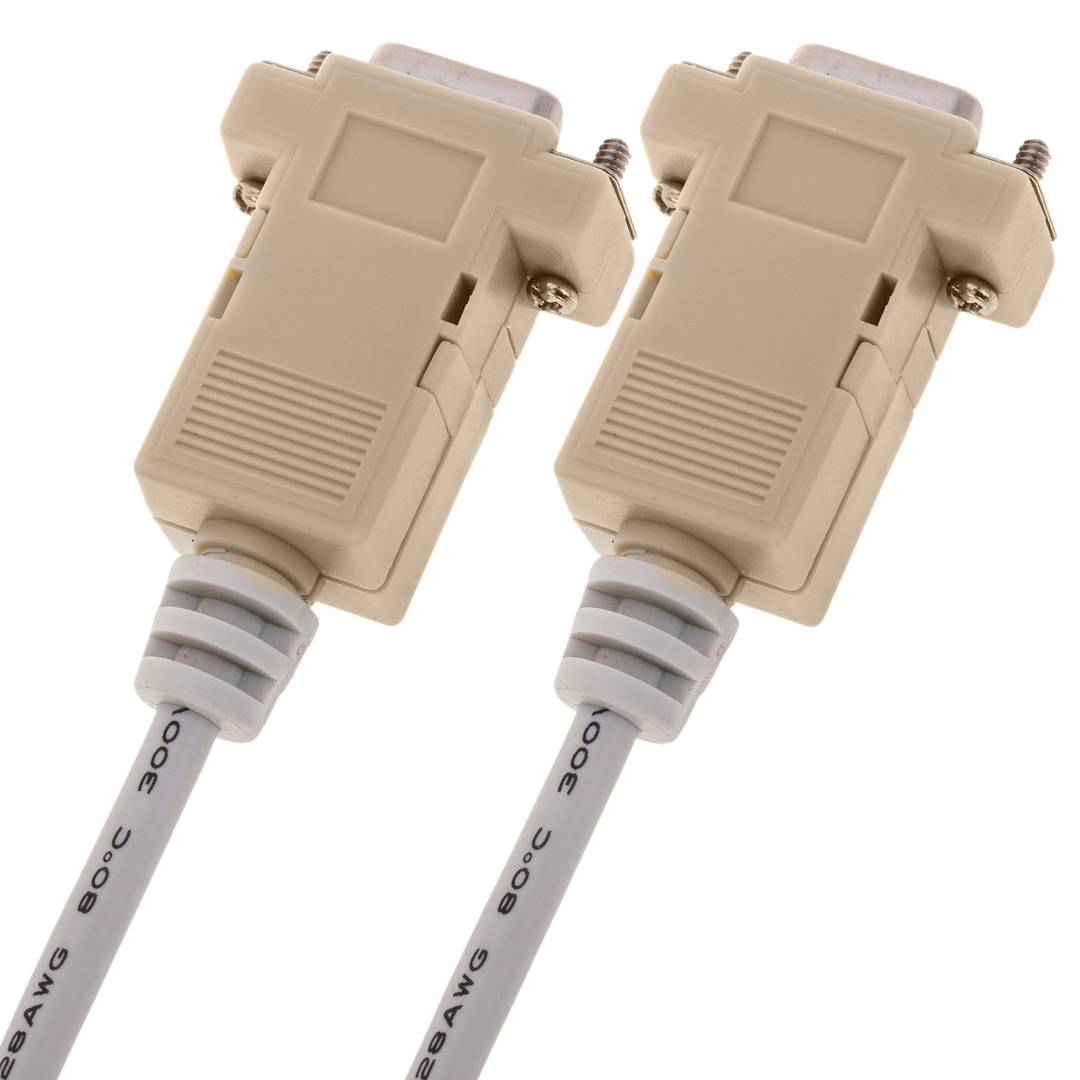 Kabel szeregowy z zerowym modemem 3 m (DB9-H / H)