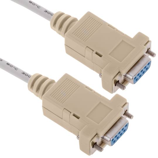 Cable Serie Null-Modem 5m (DB9-H/H)
