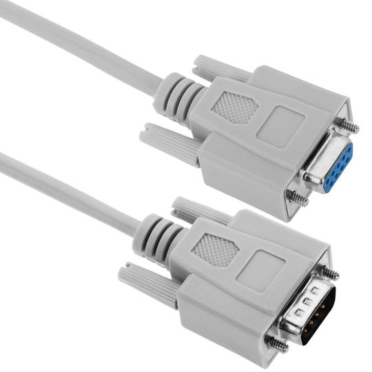 Cable Serie Null-Modem 1.8m (DB9-M/H)