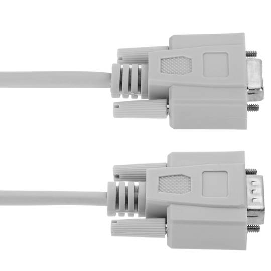 Cable Serie Null-Modem 1.8m (DB9-M/H)