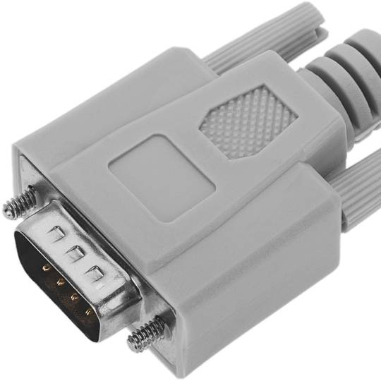 Cable Serie Null-Modem 1.8m (DB9-M/H)