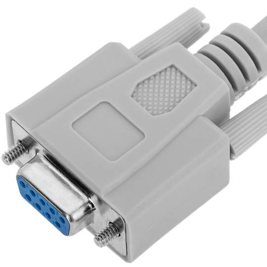 Cable Serie Null-Modem 1.8m (DB9-M/H)