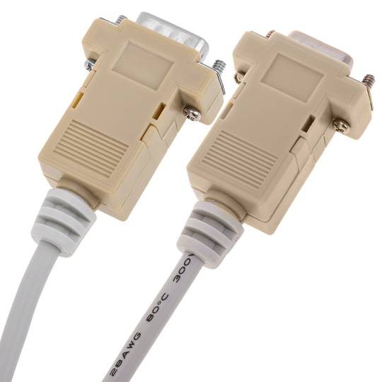 Cable Serie Null-Modem 10m (DB9-M/H)