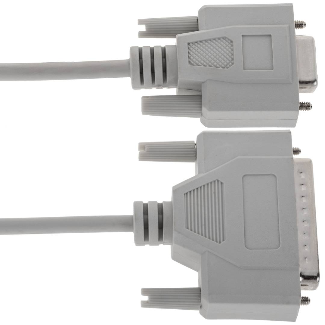 Cable sèrie per a TPV compatible amb EPSON DB25 mascle a DB9 femella de 1.8m