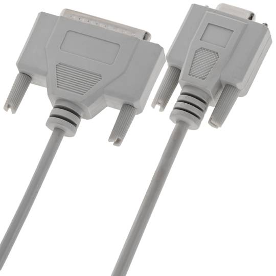 Cable sèrie per a TPV compatible amb EPSON DB25 mascle a DB9 femella de 1.8m